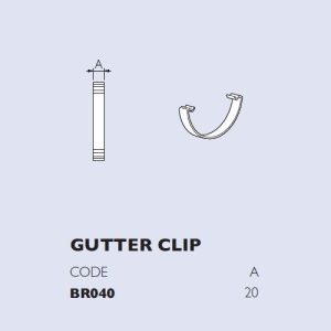 Brett Martin Roundstyle 112 Spare Gutter Clip